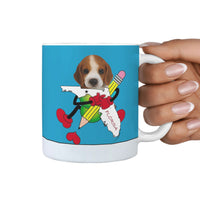 Cute Beagle Loving Florida Print 360 White Mug - Deruj.com