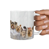 Yorkshire Terrier Mount Rushmore Print 360 Mug - Deruj.com