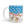 Chihuahua Dog Rushmore Print 360 White Mug - Deruj.com