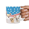 Chihuahua Dog Rushmore Print 360 White Mug - Deruj.com