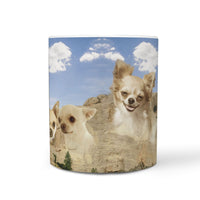 Chihuahua Mount Rushmore Print 360 Mug - Deruj.com