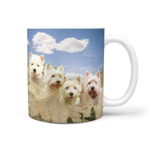 West Highland White Terrier Rushmore Print 360 Mug - Deruj.com