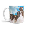 German Shorthaired Pointer Mount Rushmore Print 360 White Mug - Deruj.com