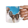 German Shorthaired Pointer Mount Rushmore Print 360 White Mug - Deruj.com