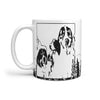 Bernese Mountain Dog Art Mount Rushmore Print 360 White Mug - Deruj.com