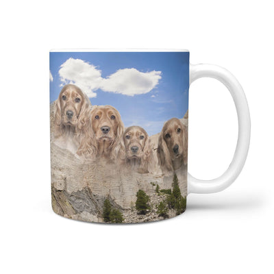 Cocker Spaniel Mount Rushmore Print 360 Mug - Deruj.com