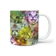 Cute Cats Print 360 White Mug - Deruj.com