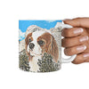 Cavalier King Charles Spaniel Mount Rushmore Print 360 White Mug - Deruj.com