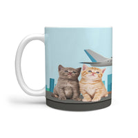 Cute Happy Cats Print 360 White Mug - Deruj.com