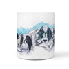 Japanese Chin Dog Art Mount Rushmore Print 360 White Mug - Deruj.com