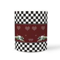 Whippet Dog Print 360 White Mug - Deruj.com