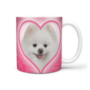 Pomeranian Dog Print 360 White Mug - Deruj.com