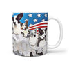 Cute Cardigan Welsh Corgi Mount Rushmore Print 360 White Mug - Deruj.com