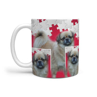 Tibetan Spaniel Dog Print 360 White Mug - Deruj.com