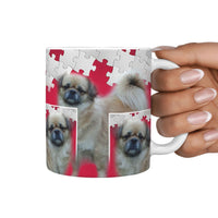 Tibetan Spaniel Dog Print 360 White Mug - Deruj.com