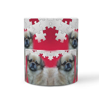 Tibetan Spaniel Dog Print 360 White Mug - Deruj.com