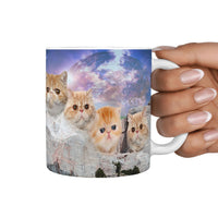 Exotic Shorthair Cat Mount Rushmore Print 360 Mug - Deruj.com