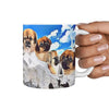 Tibetan spaniel Mount Rushmore Print 360 White Mug - Deruj.com