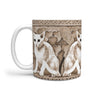 Oriental Shorthair Cat Print 360 White Mug - Deruj.com