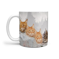 Maine Coon Cat Mount Rushmore Print 360 Mug - Deruj.com