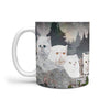 White Persian Cat Art Mount Rushmore Print 360 Mug - Deruj.com