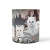 White Persian Cat Art Mount Rushmore Print 360 Mug - Deruj.com