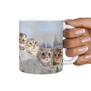 Scottish Fold Cat Mount Rushmore Print 360 Mug - Deruj.com