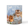 Cute Scottish Fold Cat Mount Rushmore Print 360 Mug - Deruj.com