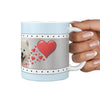 Cute Samoyed Dog Print 360 White Mug - Deruj.com