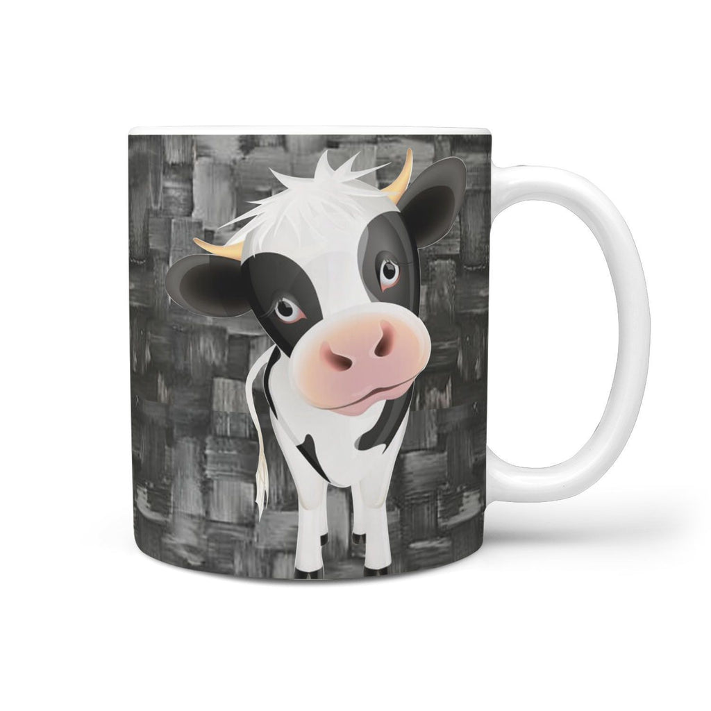 Cute Cow Print 360 White Mug - Deruj.com