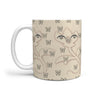 Butterfly Eyes Print 360 White Mug - Deruj.com