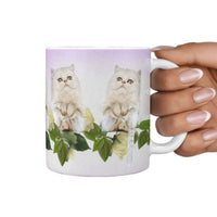 Persian Cat Print 360 White Mug - Deruj.com