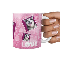 Siberian Husky Love Print 360 White Mug - Deruj.com