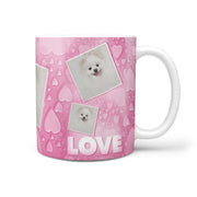 Pomeranian Dog Love Print 360 White Mug - Deruj.com