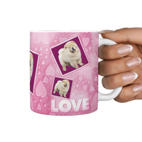 Chow Chow Dog Love Print 360 White Mug - Deruj.com