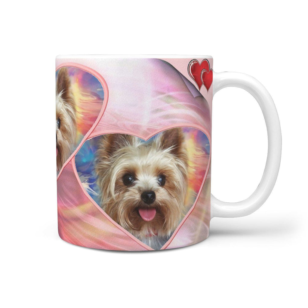 Cute Yorkie Print 360 White Mug - Deruj.com