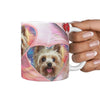 Cute Yorkie Print 360 White Mug - Deruj.com