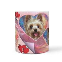 Cute Yorkie Print 360 White Mug - Deruj.com