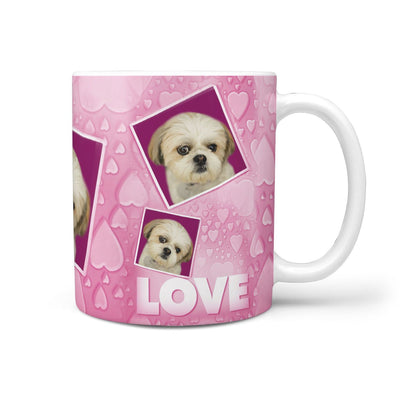 Shih Tzu Dog Love Print 360 White Mug - Deruj.com