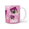 Cute Pug Dog Love Print 360 White Mug - Deruj.com