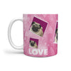 Cute Pug Dog Love Print 360 White Mug - Deruj.com