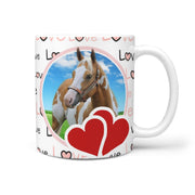 American Paint Horse Love Print 360 White Mug - Deruj.com