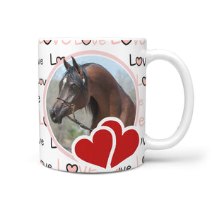 Arabian Horse Print 360 White Mug - Deruj.com