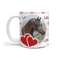 Arabian Horse Print 360 White Mug - Deruj.com