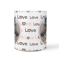 Arabian Horse Print 360 White Mug - Deruj.com