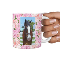 Clydesdale horse Print 360 White Mug - Deruj.com