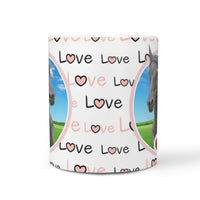 Friesian Horse Print 360 White Mug - Deruj.com