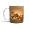 Bangle Cat Oil Painting Mount Rushmore Print 360 Mug - Deruj.com