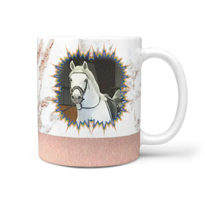 Lipizzan Horse Print 360 White Mug - Deruj.com