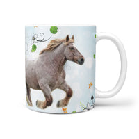 Breton Horse Print 360 White Mug - Deruj.com